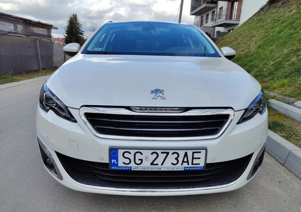 Peugeot 308 cena 43500 przebieg: 126150, rok produkcji 2017 z Rzeszów małe 667